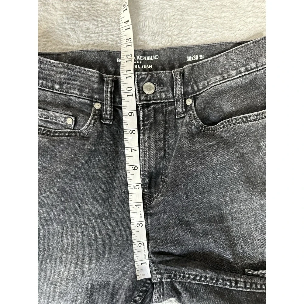 Banana Republic Travel Jeans Men's Black Slim‎ Fit Size 30x30 Act (30x29) Pants